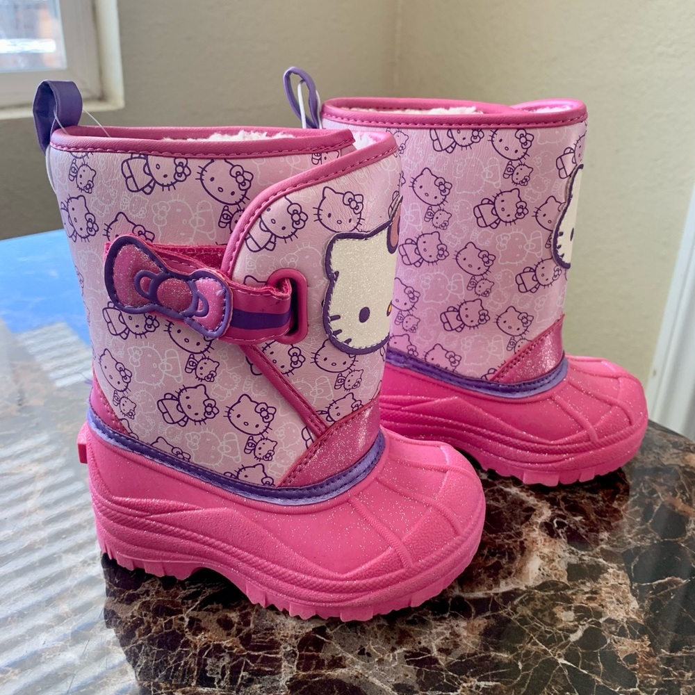Hello Kitty Sanrio Pink Weather Boots toddler NEW